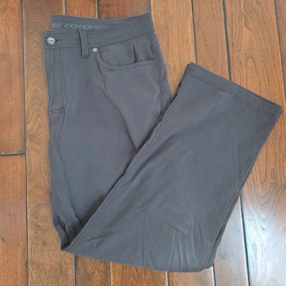 PRANA Breathe Hiking Pants Canvas Fishing 38/30 100% Cotton Gray Outdoor